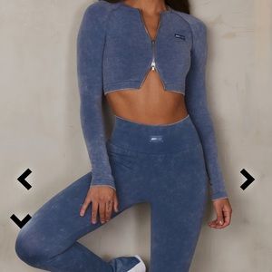 Bo + tee workout set blue small